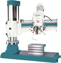 Clausing - 78.7" Swing, Geared Head Radial Arm Drill Press - 12 Speed, 7-1/2 hp, Three Phase - Strong Tooling