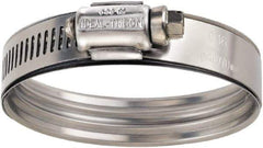 IDEAL TRIDON - 2-1/8" Hose, 9/16" Wide, Constant Torque Clamp - 1-11/16 to 2-9/16" Diam, Stainless Steel - Strong Tooling