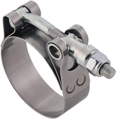 IDEAL TRIDON - 8 to 8.31" Hose, 3/4" Wide, T-Bolt Hose Clamp - 8 to 8.31" Diam, Stainless Steel - Strong Tooling