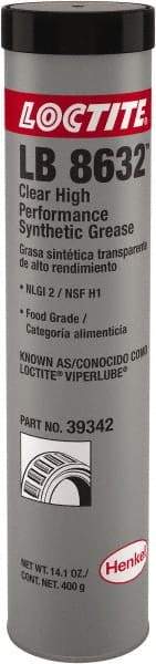 Loctite - 400 mL Cartridge Synthetic High Temperature Grease - Food Grade, 500°F Max Temp, - Strong Tooling