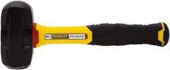 Stanley - 3 Lb Head, 10" Long Drilling Hammer - Steel Head, Fiberglass Handle - Strong Tooling