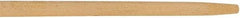 Rubbermaid - 60 x 1-1/8" Wood Handle for Push Brooms - Tapered Connection, Tan - Strong Tooling