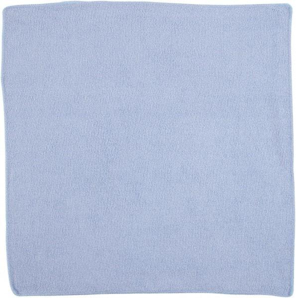 Rubbermaid - Dry Microfiber Wipes - 16" x 16" Sheet Size, Blue - Strong Tooling