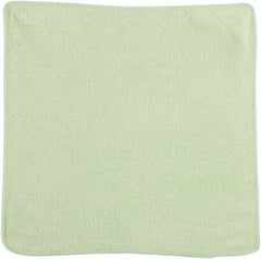 Rubbermaid - Dry Microfiber Wipes - 12" x 12" Sheet Size, Green - Strong Tooling