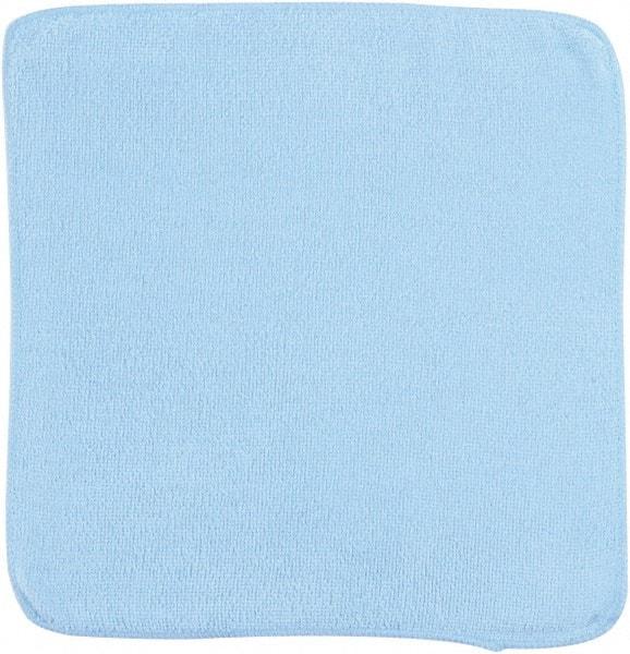 Rubbermaid - Dry Microfiber Wipes - 12" x 12" Sheet Size, Blue - Strong Tooling