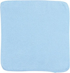 Rubbermaid - Dry Microfiber Wipes - 12" x 12" Sheet Size, Blue - Strong Tooling