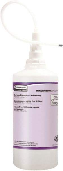 Rubbermaid - 1,600 mL Bottle Foam Soap - Clear, Fragrance Free Scent - Strong Tooling