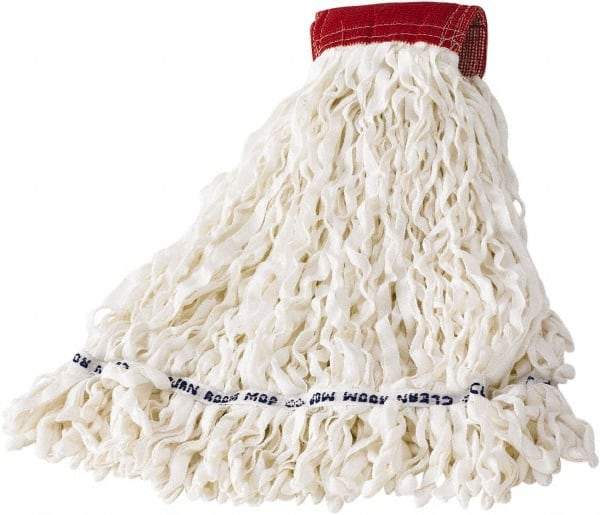 Rubbermaid - Red Head Band, Large Blended Fiber Loop End Mop Head - Use for Scrubbing/General Maintenance - Strong Tooling