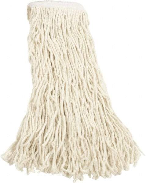 Rubbermaid - 5" White Head Band, Large Cotton Cut End Mop Head - 4 Ply, Side Loading Connection - Strong Tooling