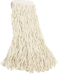 Rubbermaid - 5" White Head Band, Large Cotton Cut End Mop Head - 4 Ply, Side Loading Connection - Strong Tooling