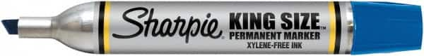 Sharpie - Blue Permanent Marker - Chisel Tip, AP Nontoxic Ink - Strong Tooling