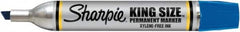 Sharpie - Blue Permanent Marker - Chisel Tip, AP Nontoxic Ink - Strong Tooling