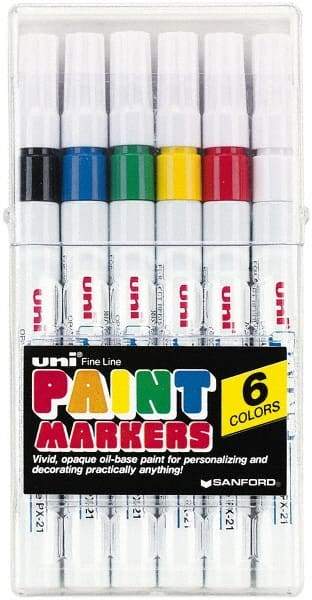 Sharpie - Black, Blue, Green, Red, White, Yellow Paint Marker - Line Tip, Oil Based - Strong Tooling