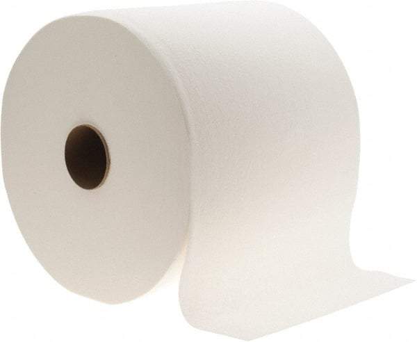 Made in USA - General Purpose Wipes - Jumbo Roll, 12-1/2" x 13" Sheet Size, White - Strong Tooling