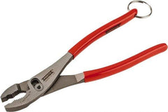 Proto - 10" OAL, 2-11/64" Jaw Length, 1-13/32" Jaw Width, Tethered, Slip Joint Pliers - 2 Positions, Slip Joint Head, Slip Joint Plier Tool - Strong Tooling