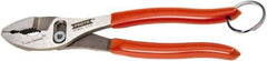 Proto - 6-1/2" OAL, 1-27/64" Jaw Length, 1-1/4" Jaw Width, Tethered, Slip Joint Pliers - 2 Positions, Slip Joint Head, Slip Joint Plier Tool - Strong Tooling