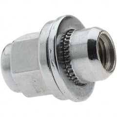 Value Collection - M12-1.5 Chrome Finish Mag Wheel Nut - 21mm Hex, 37mm Overall Length - Strong Tooling