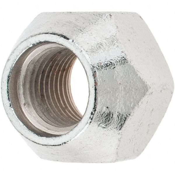 Value Collection - M12-1.25 Chrome Finish Wheel Nut - 21mm Hex, 16mm Overall Length, 60° Seat Angle - Strong Tooling