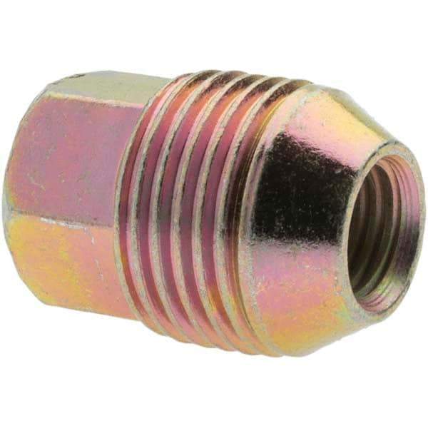 Value Collection - M12-1.5 Zinc Finish External Thread Wheel Nut - 19mm Hex, 31mm Overall Length, 60° Seat Angle - Strong Tooling