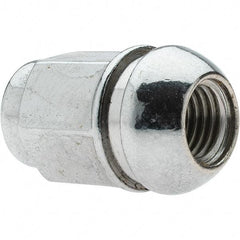 Value Collection - M12-1.5 Chrome Finish Capped Wheel Nut - 19mm Hex, 35mm Overall Length - Strong Tooling