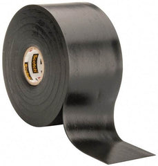 3M - 2" x 30', Black Rubber Electrical Tape - Series 130C, 30 mil Thick, 750 V/mil Dielectric Strength, 7.5 Lb./Inch Tensile Strength - Strong Tooling