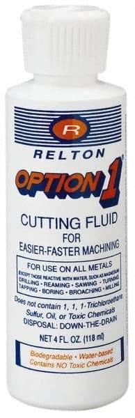 Relton - Option1, 5 Gal Pail Cutting Fluid - Water Soluble, For Cleaning, Machining - Strong Tooling