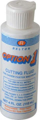 Relton - Option1, 4 oz Bottle Cutting Fluid - Water Soluble, For Cleaning, Machining - Strong Tooling