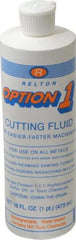 Relton - Option1, 1 Pt Bottle Cutting Fluid - Water Soluble, For Cleaning, Machining - Strong Tooling