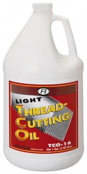 Relton - TCO-16, 1 Gal Bottle Tapping Fluid - Straight Oil, For Thread Smoothing - Strong Tooling