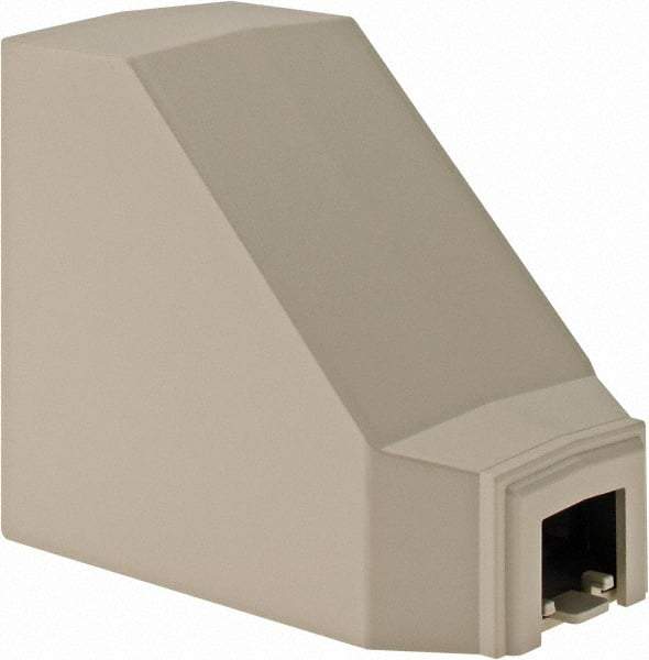 Hubbell Wiring Device-Kellems - 3.9 Inch Long x 2.29 Inch Wide x 3.31 Inch High, Raceway Fitting - White, For Use with Nonmetallic PlugTrak Raceways, PL1 LANTrak and PP1 PremiseTrak Latching Raceways - Strong Tooling