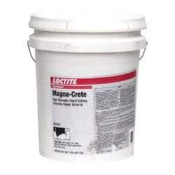 Loctite - 5 Gal Pail Gray Magnesium Phosphate Filler/Repair Caulk - 2000°F Max Operating Temp, 10 min Tack Free Dry Time, 1 to 2 hr Full Cure Time, Series 135 - Strong Tooling