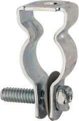 Cooper B-Line - Steel Rigid/EMT Conduit Hanger with Bolt - 1/2" EMT, 1/2" Rigid, 1/4" Rod, Zinc Plated Finish - Strong Tooling