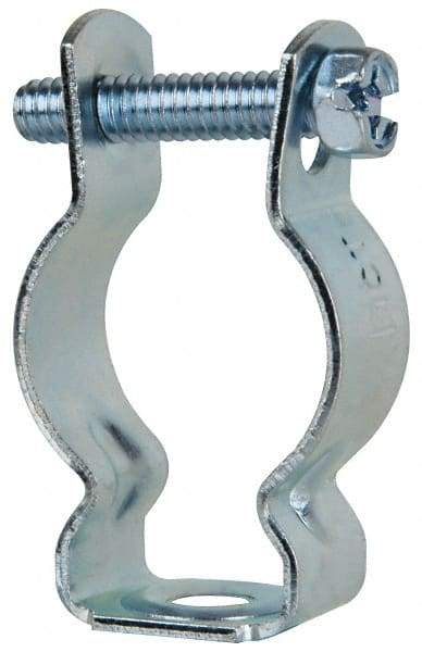 Cooper B-Line - Steel Rigid/EMT Conduit Hanger with Bolt - 3/4" EMT, 3/4" Rigid, 1/4" Rod, Zinc Plated Finish - Strong Tooling