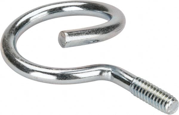 Cooper B-Line - 1-1/4" Pipe, Steel Threaded Bridle Rings - Silver, Zinc Plated, 50 Lb Capacity - Strong Tooling