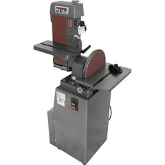 Jet - 48 Inch Long x 6 Inch Wide Belt, 12 Inch Diameter, Horizontal and Vertical Combination Sanding Machine - 2,850 Ft./min Belt Speed, 1-1/2 HP, Single Phase - Strong Tooling