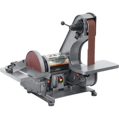 Jet - 42 Inch Long x 2 Inch Wide Belt, 8 Inch Diameter, Horizontal and Vertical Combination Sanding Machine - 3,100 Ft./min Belt Speed, 3/4 HP, Single Phase - Strong Tooling