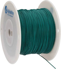 Alpha Wire - 22 AWG, 7 Strand, 305 m OAL, Tinned Copper Hook Up Wire - Green PVC Jacket, 0.062" Diam - Strong Tooling