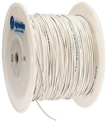 Alpha Wire - 20 AWG, 10 Strand, 305 m OAL, Tinned Copper Hook Up Wire - White PVC Jacket, 0.069" Diam - Strong Tooling