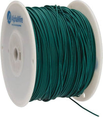 Alpha Wire - 18 AWG, 16 Strand, 305 m OAL, Tinned Copper Hook Up Wire - Green PVC Jacket, 0.079" Diam - Strong Tooling