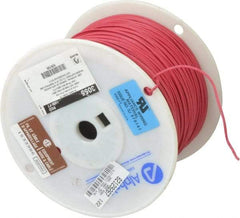 Alpha Wire - 18 AWG, 16 Strand, 305 m OAL, Tinned Copper Hook Up Wire - Red PVC Jacket, 0.079" Diam - Strong Tooling