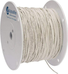 Alpha Wire - 18 AWG, 16 Strand, 305 m OAL, Tinned Copper Hook Up Wire - White PVC Jacket, 0.079" Diam - Strong Tooling