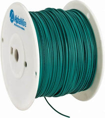 Alpha Wire - 18 AWG, 1 Strand, 305 m OAL, Tinned Copper Hook Up Wire - Green PVC Jacket, 0.072" Diam - Strong Tooling