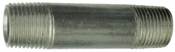 B&K Mueller - Schedule 40, 2" Diam x 11" Long Steel Black Pipe Nipple - Threaded - Strong Tooling