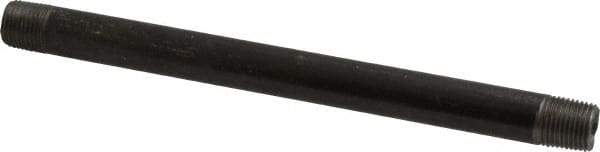 Value Collection - Schedule 40, 1/8" Diam x 5" Long Steel Black Pipe Nipple - Threaded - Strong Tooling