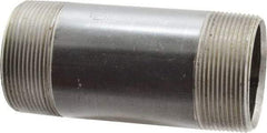 Value Collection - Schedule 40, 2" Diam x 5" Long Steel Black Pipe Nipple - Threaded - Strong Tooling