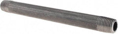 Value Collection - Schedule 40, 1/4" Diam x 5-1/2" Long Steel Black Pipe Nipple - Threaded - Strong Tooling