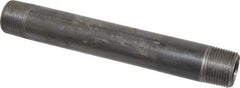 B&K Mueller - Schedule 40, 3/4" Diam x 7" Long Steel Black Pipe Nipple - Threaded - Strong Tooling