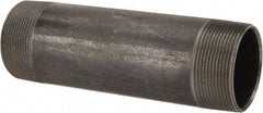 B&K Mueller - Schedule 40, 2" Diam x 7" Long Steel Black Pipe Nipple - Threaded - Strong Tooling