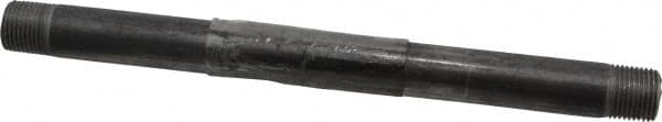 Value Collection - Schedule 40, 3/8" Diam x 8" Long Steel Black Pipe Nipple - Threaded - Strong Tooling