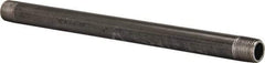 B&K Mueller - Schedule 40, 1/2" Diam x 11" Long Steel Black Pipe Nipple - Threaded - Strong Tooling